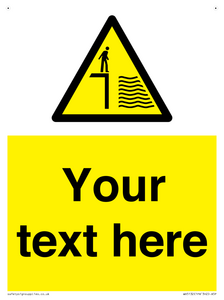 Custom Deep Water Sign